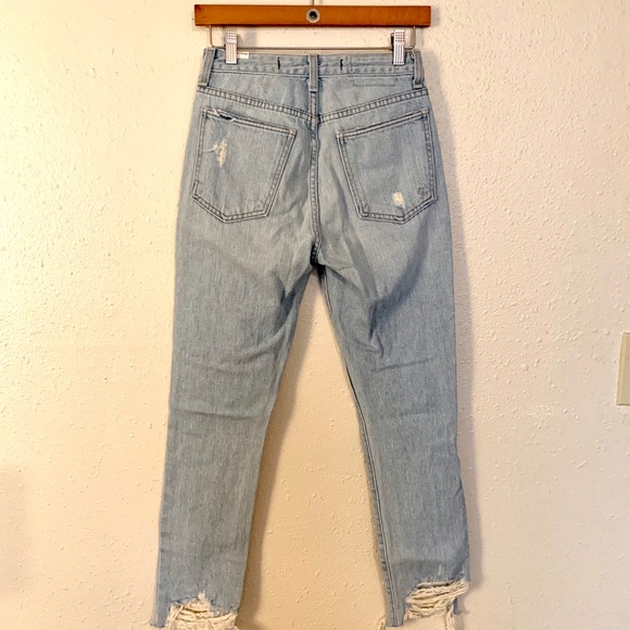 💋 Lovers + Friends Raw Hem High Rise Jean - Picture 3 of 8